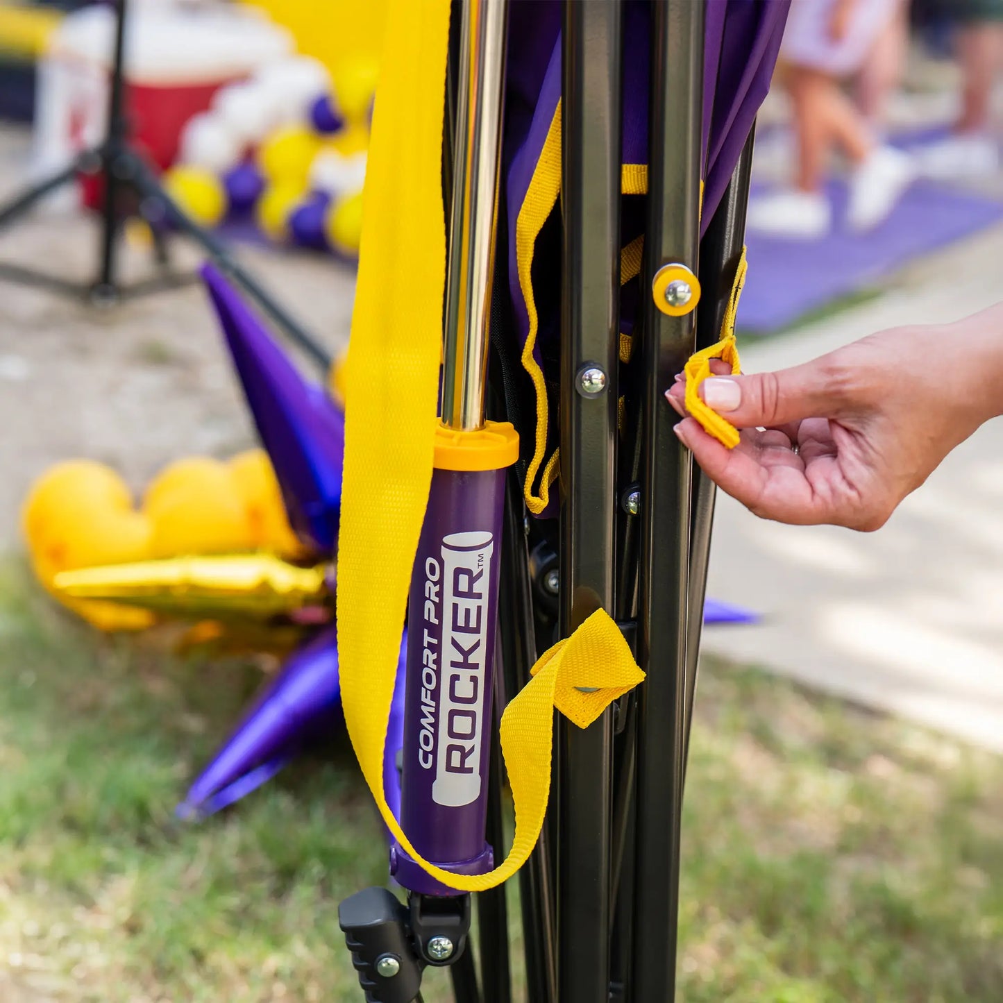 College Comfort Pro Rocker™ - LSU Tigers - Fresh Comfort Refresh