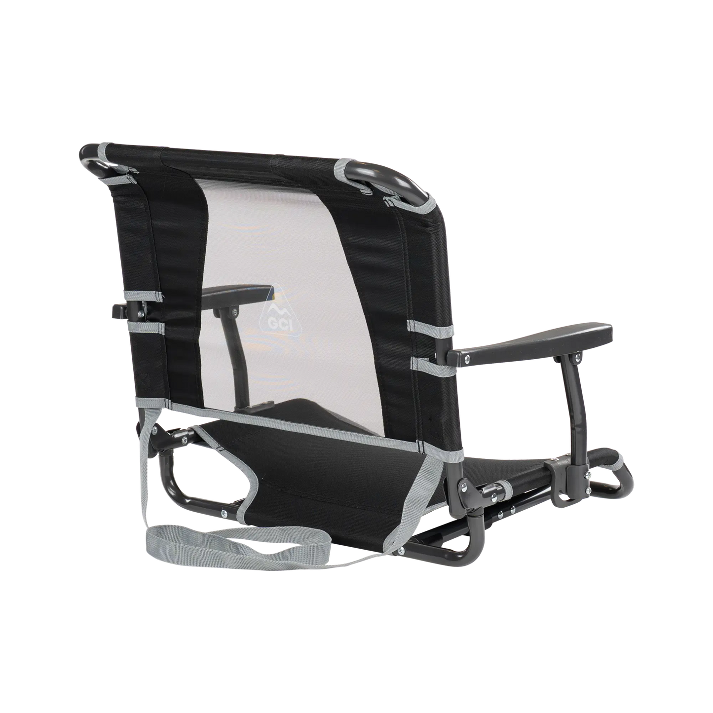 Big Comfort Stadium Chair™ with Armrests - Steel Refresh