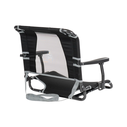 Big Comfort Stadium Chair™ with Armrests - Steel Refresh