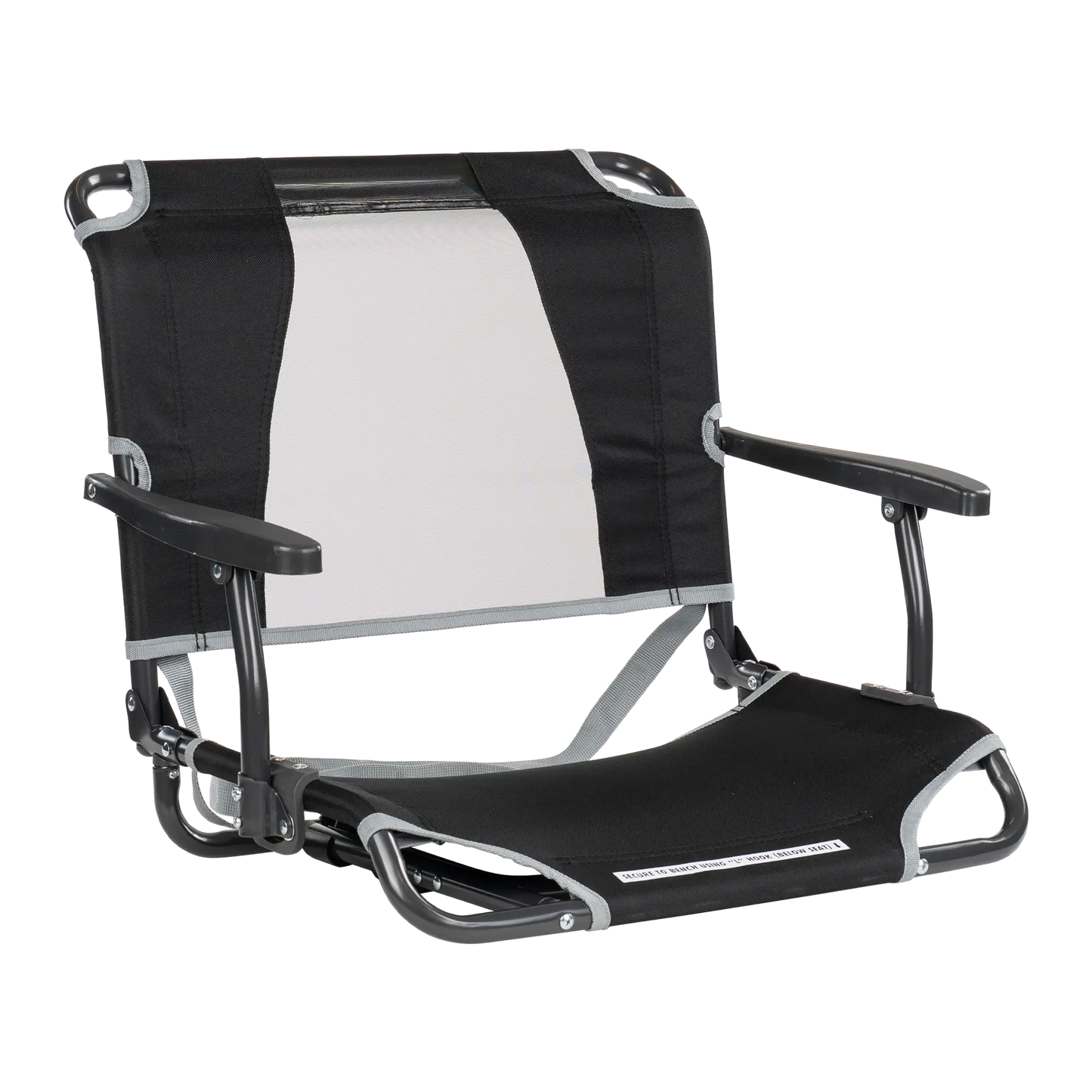 Big Comfort Stadium Chair™ with Armrests - Steel Refresh