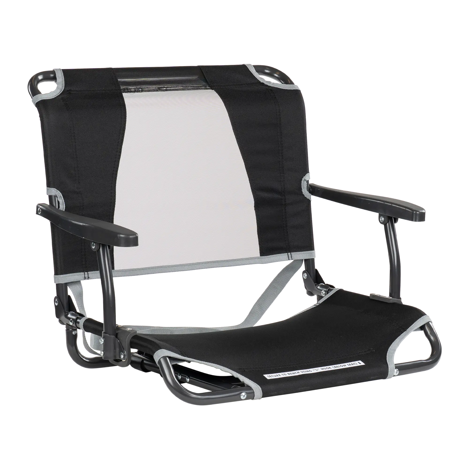 Big Comfort Stadium Chair™ with Armrests - Steel Refresh