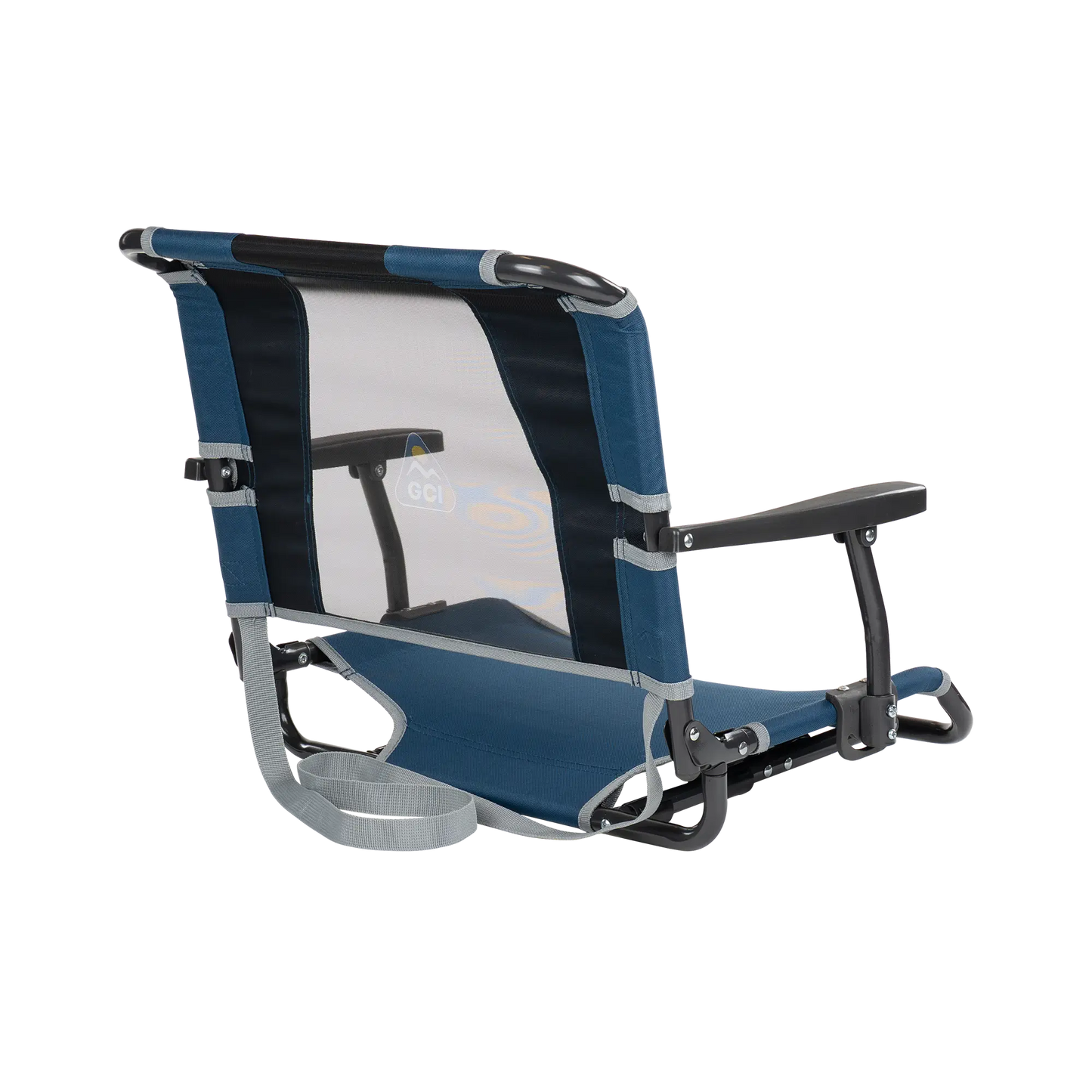 Big Comfort Stadium Chair™ with Armrests - Steel Refresh