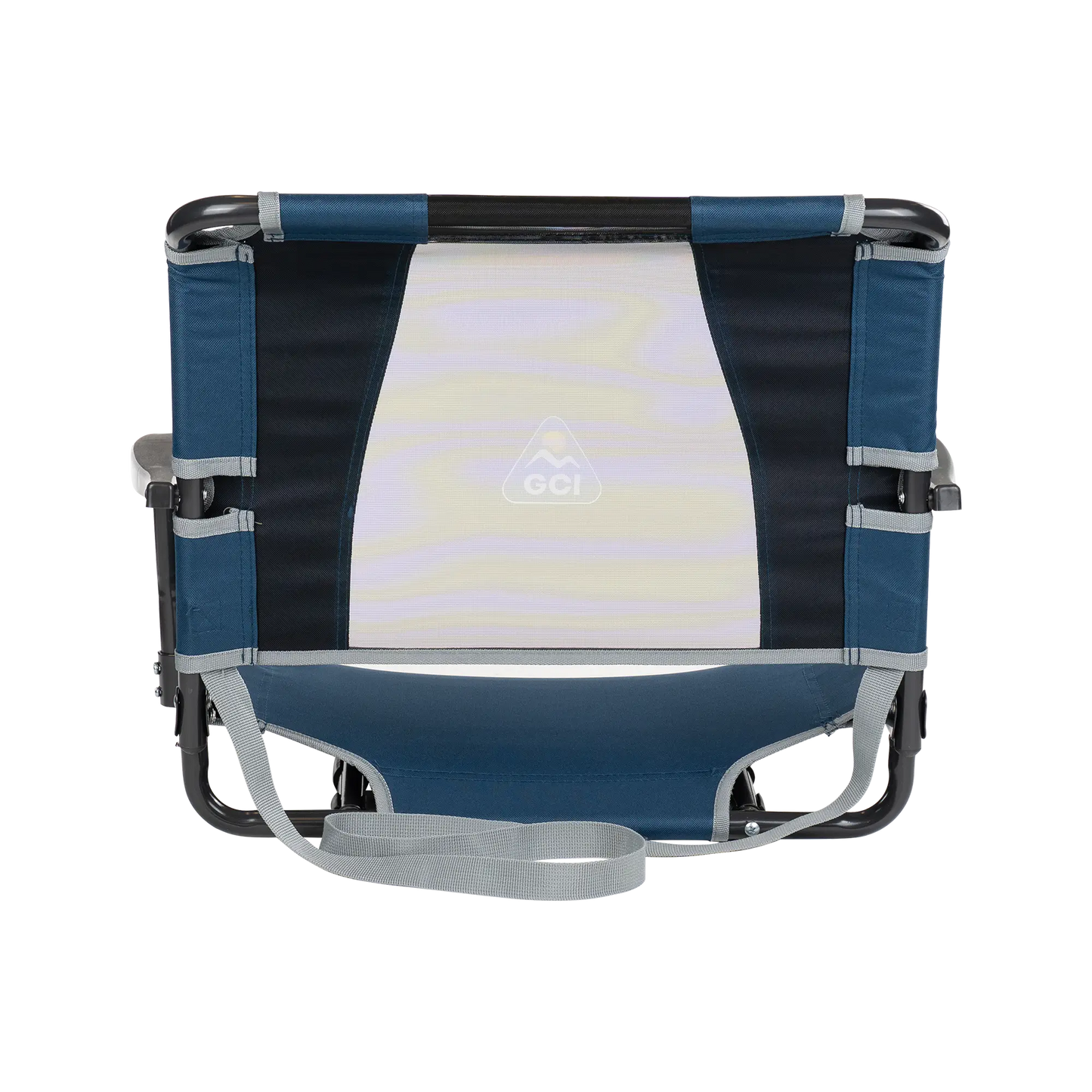 Big Comfort Stadium Chair™ with Armrests - Steel Refresh