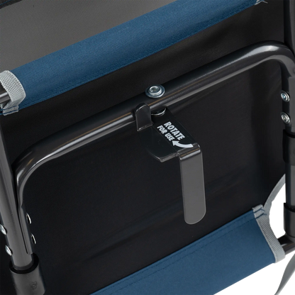 Big Comfort Stadium Chair™ with Armrests - Steel Refresh