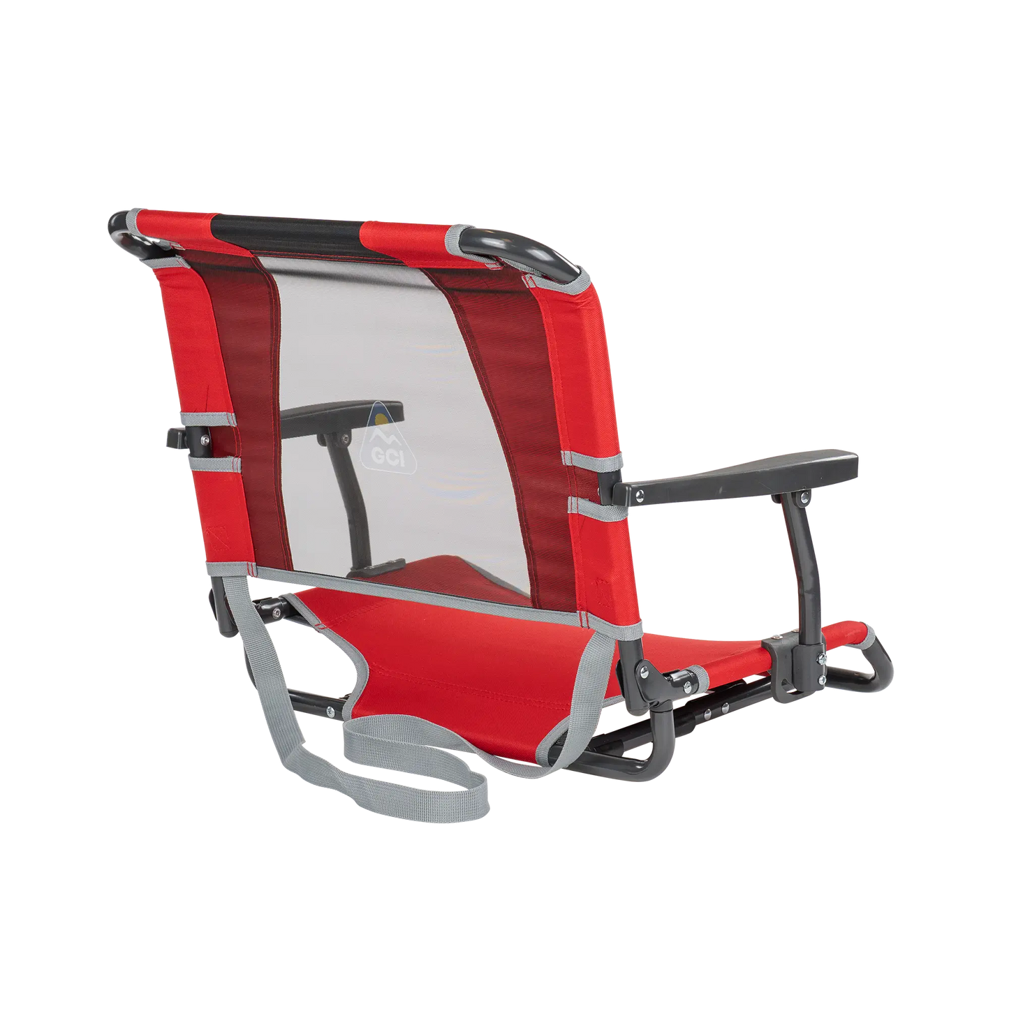 Big Comfort Stadium Chair™ with Armrests - Steel Refresh