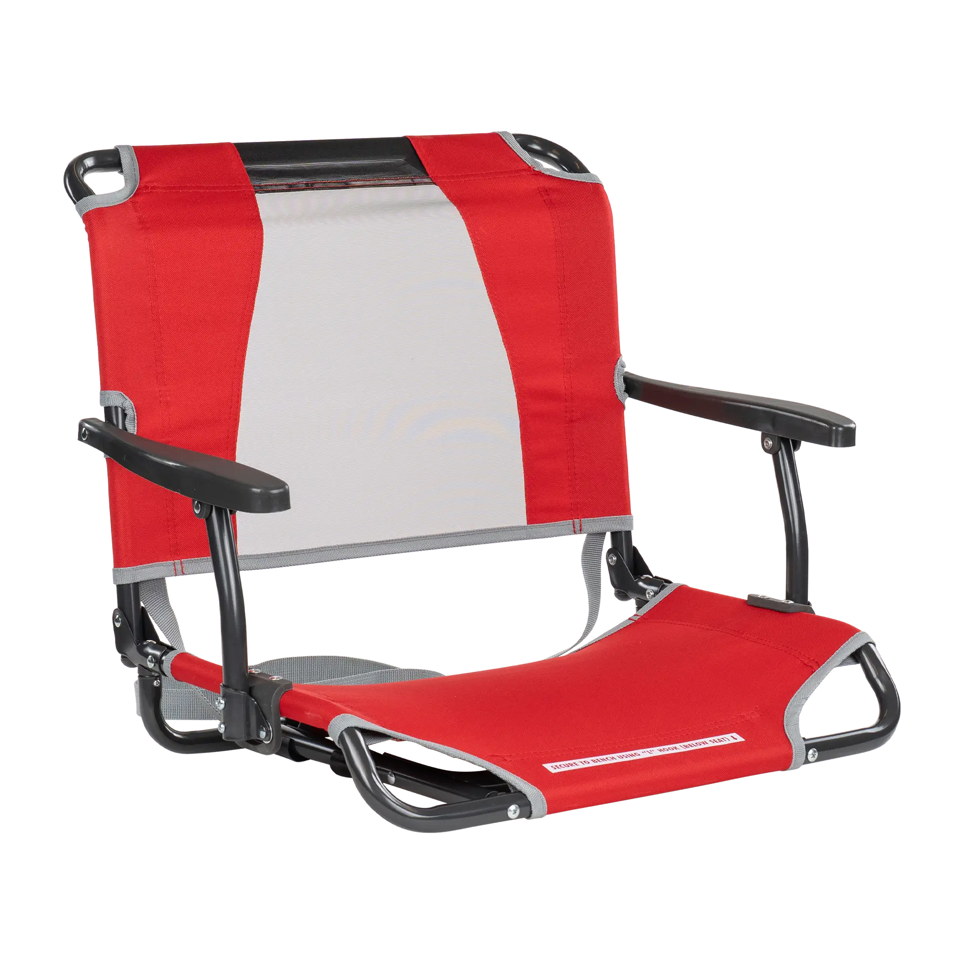 Big Comfort Stadium Chair™ with Armrests - Steel Refresh