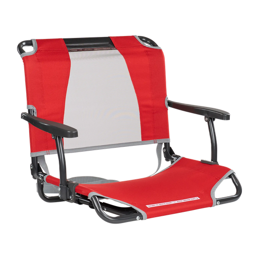 Big Comfort Stadium Chair™ with Armrests - Steel Refresh