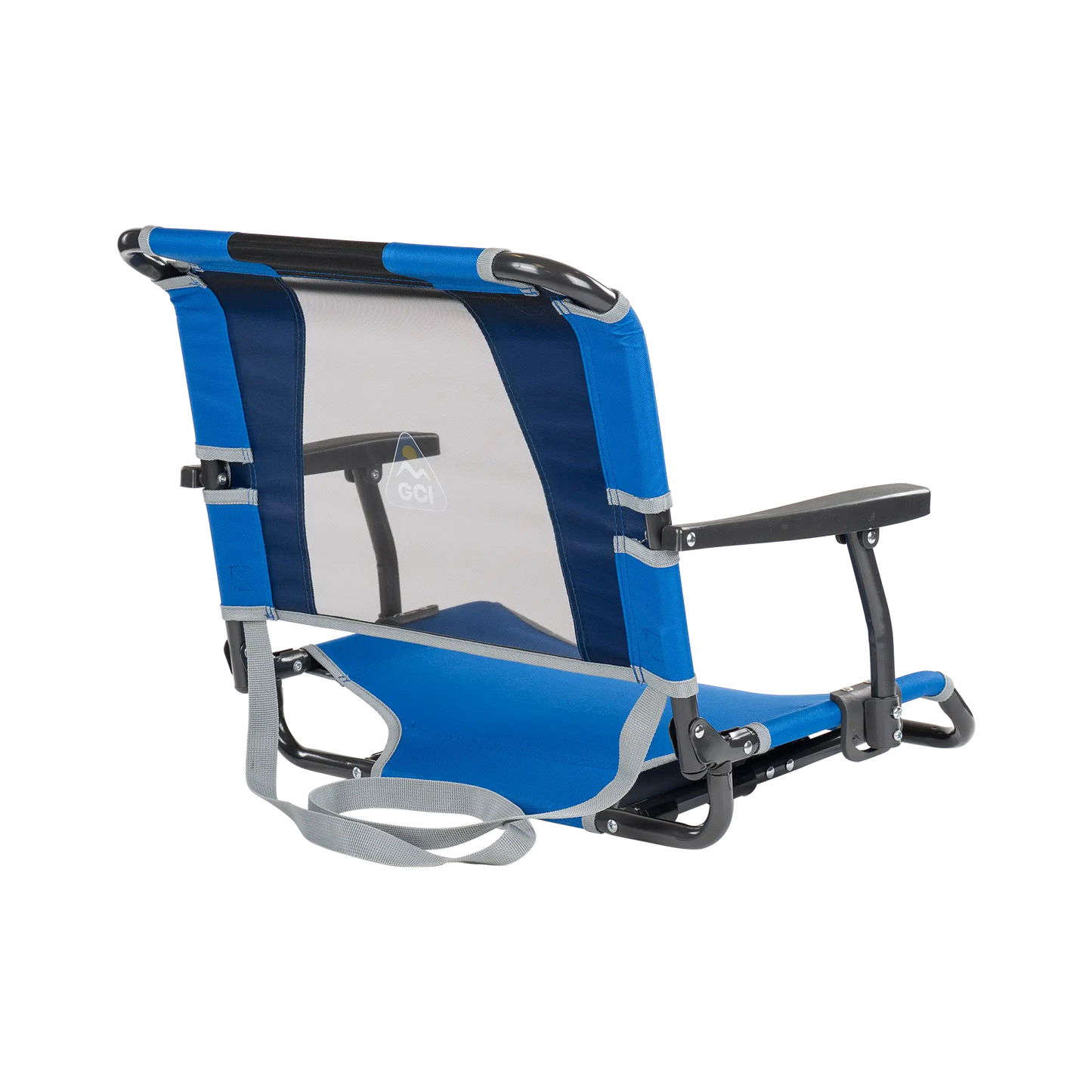 Big Comfort Stadium Chair™ with Armrests - Steel Refresh