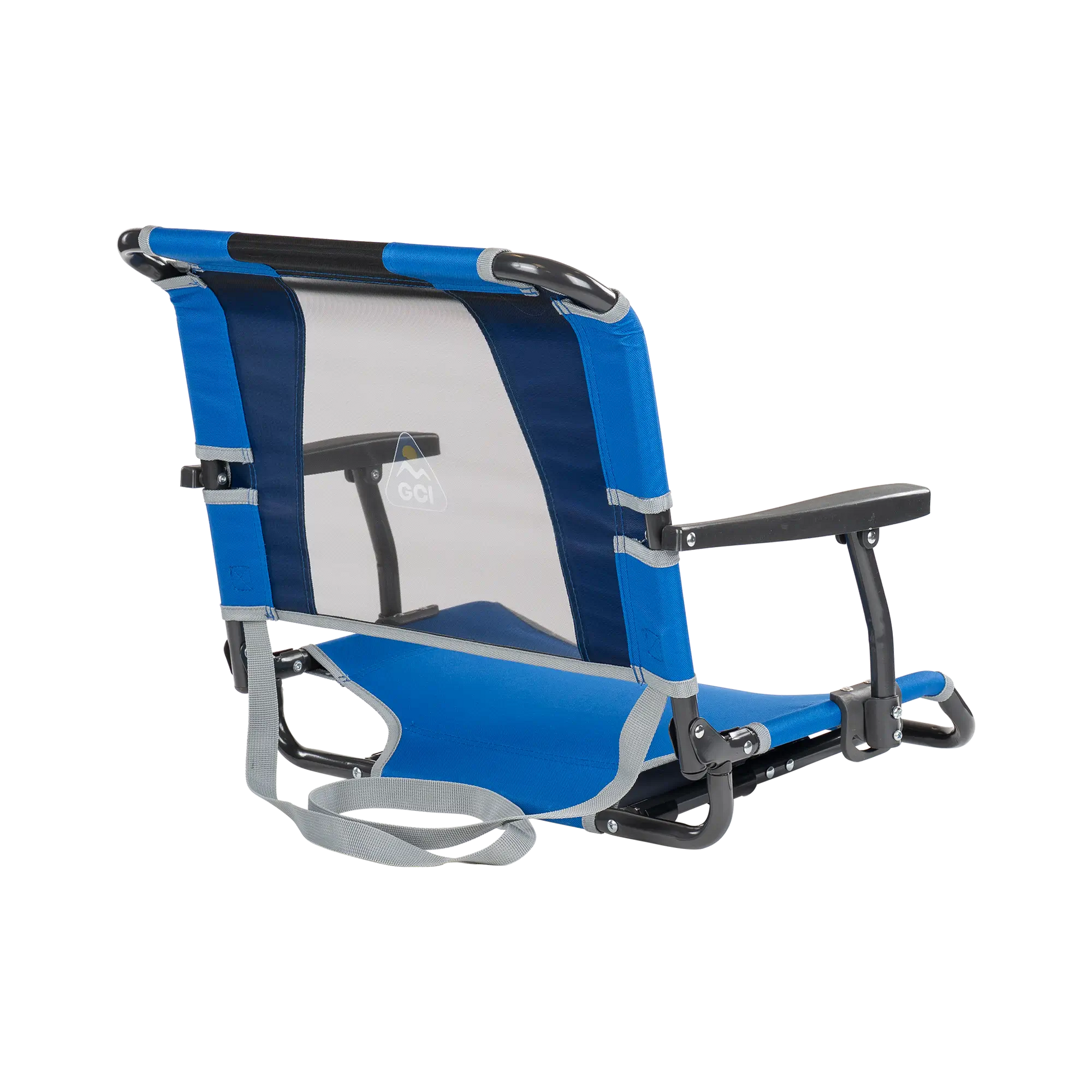 Big Comfort Stadium Chair™ with Armrests - Steel Refresh