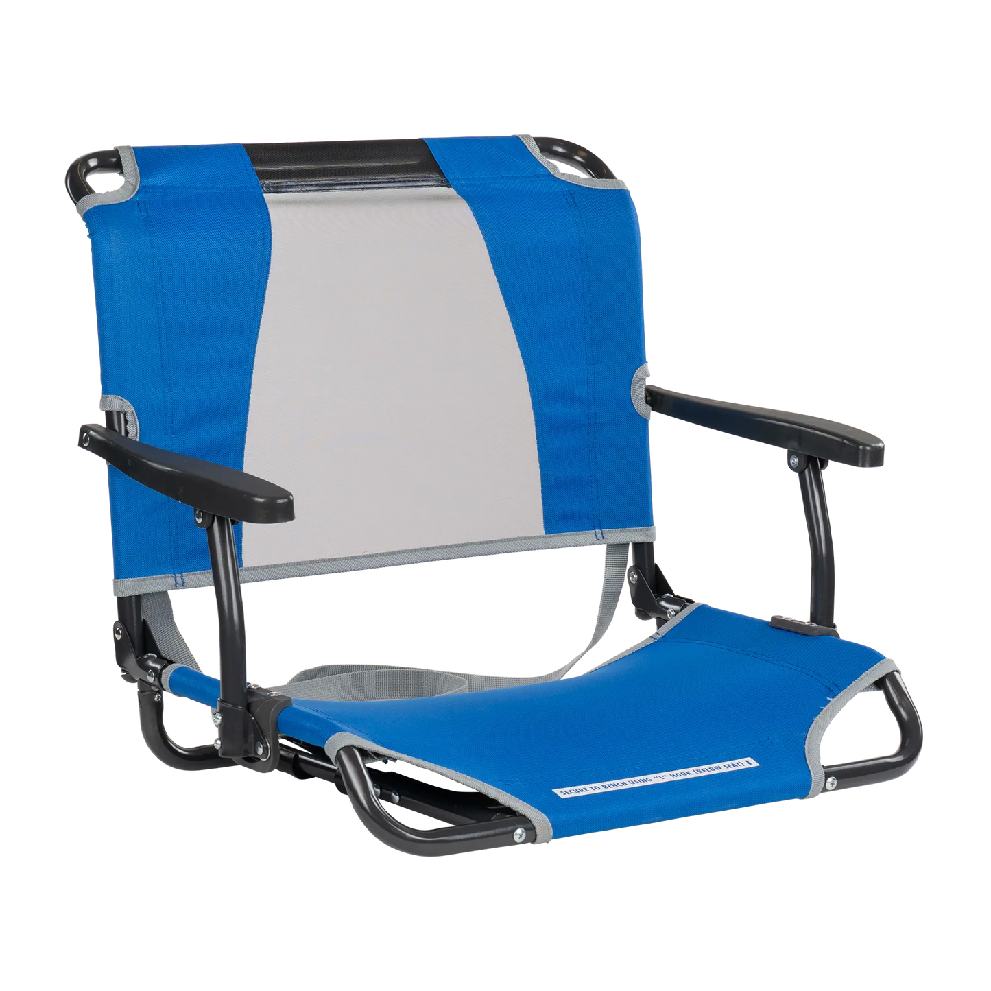 Big Comfort Stadium Chair™ with Armrests - Steel Refresh