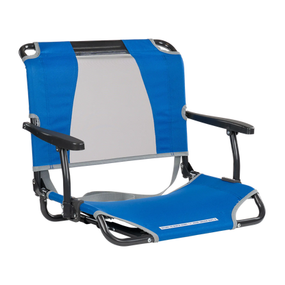 Big Comfort Stadium Chair™ with Armrests - Steel Refresh