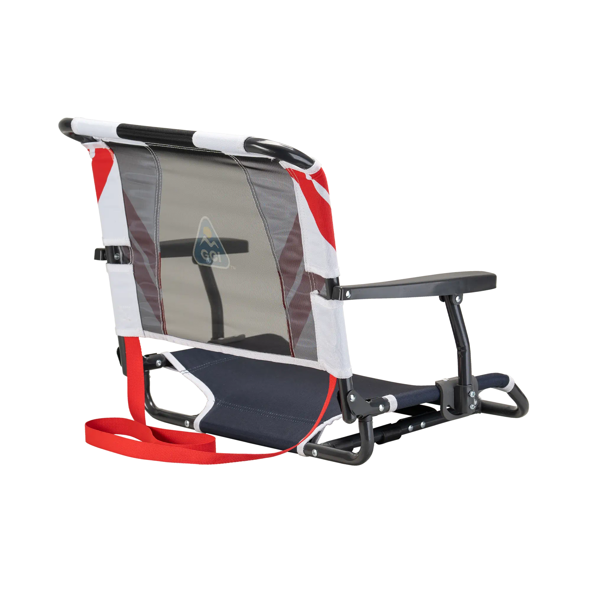Big Comfort Stadium Chair™ with Armrests - Steel Refresh