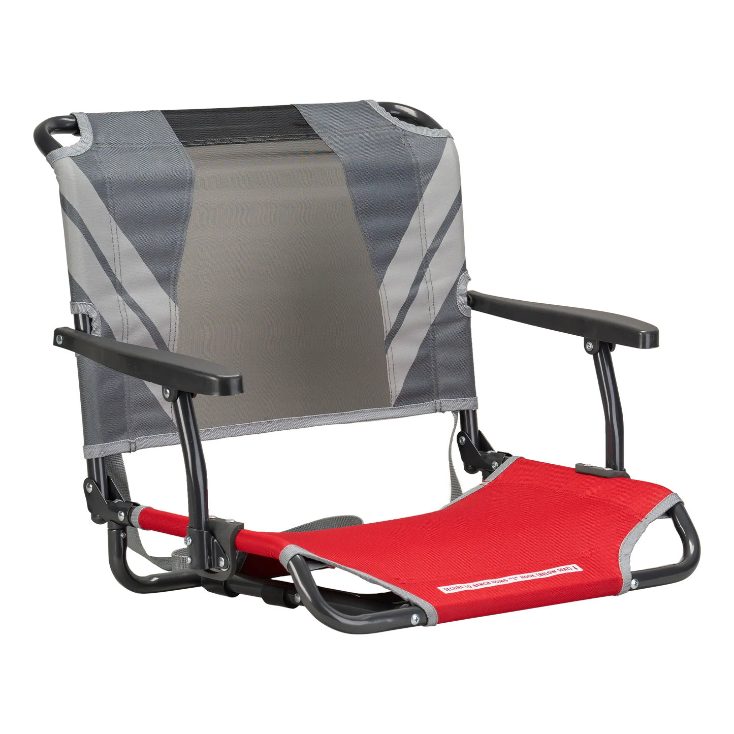 Big Comfort Stadium Chair™ with Armrests - Steel Refresh