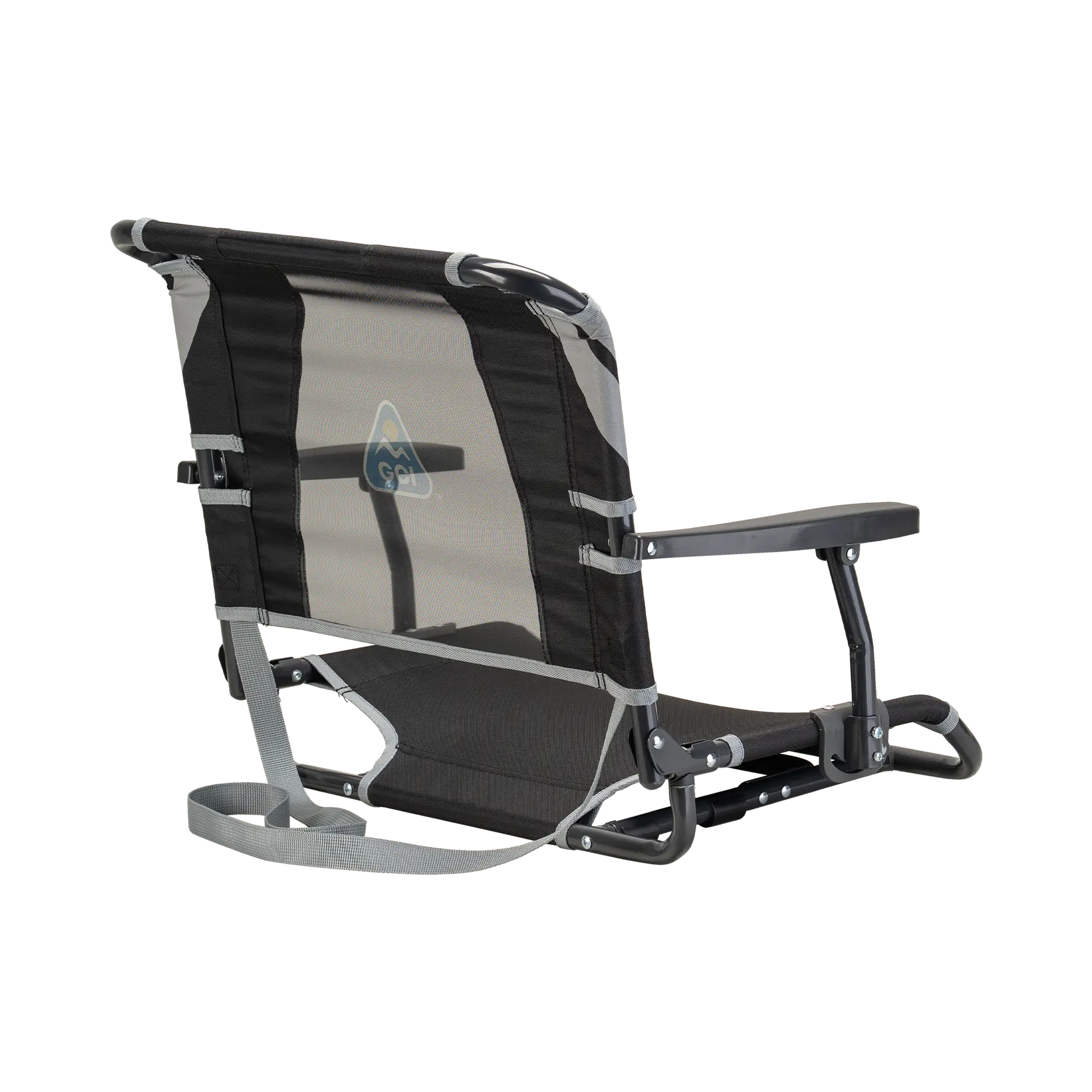 Big Comfort Stadium Chair™ with Armrests - Steel Refresh