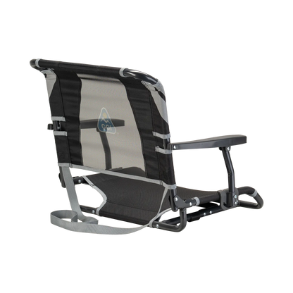 Big Comfort Stadium Chair™ with Armrests - Steel Refresh