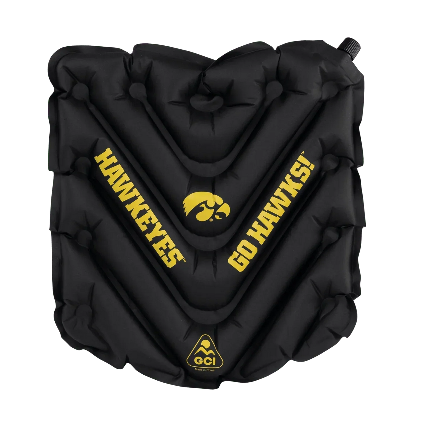 College V Seat™ Inflatable Stadium Cushion - Iowa Hawkeyes - Smooth Comfort Refresh