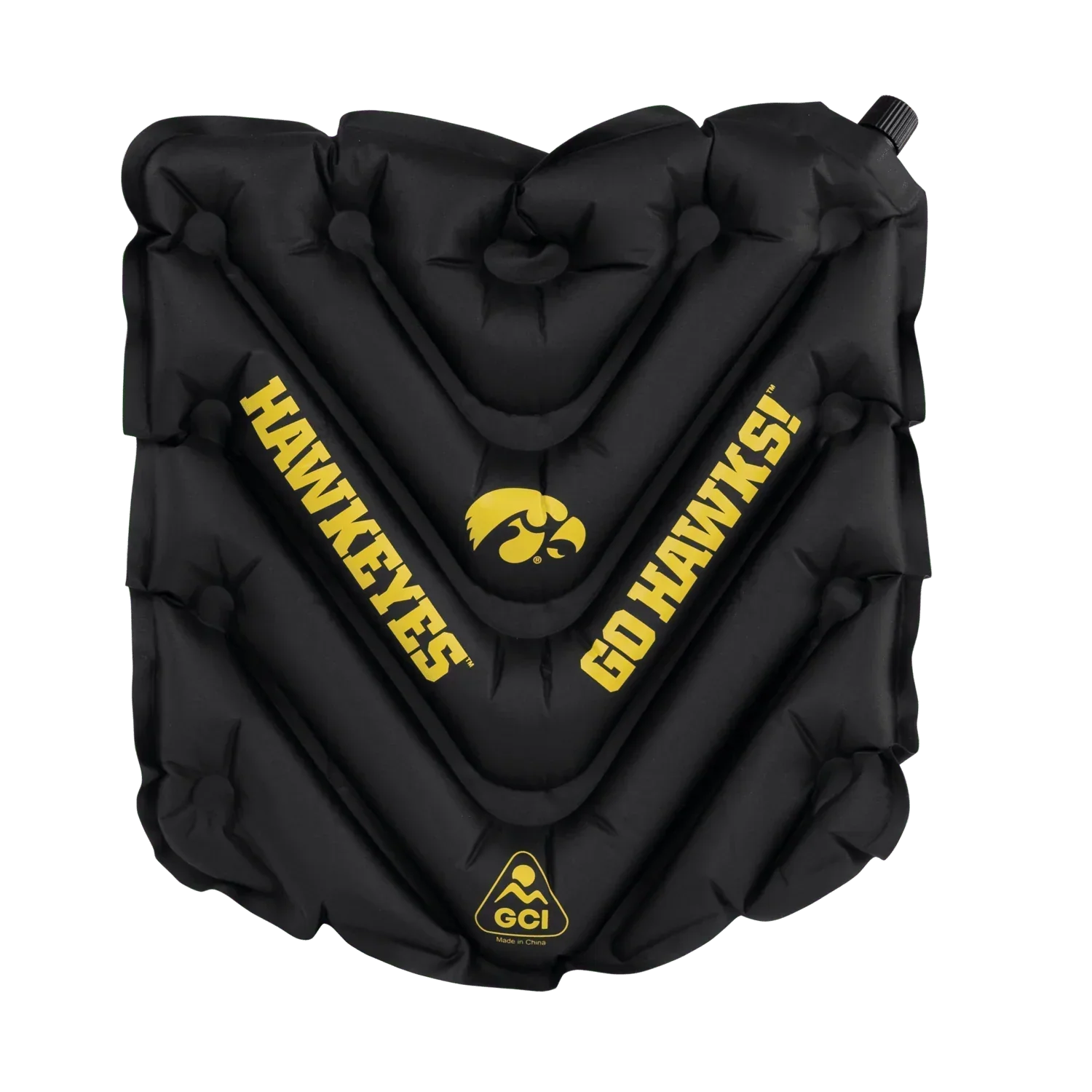 College V Seat™ Inflatable Stadium Cushion - Iowa Hawkeyes - Smooth Comfort Refresh