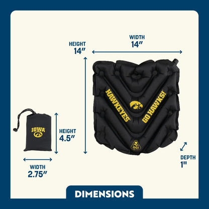 College V Seat™ Inflatable Stadium Cushion - Iowa Hawkeyes - Smooth Comfort Refresh