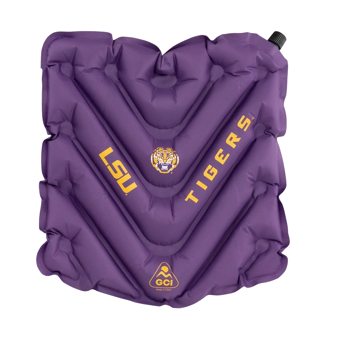 College V Seat™ Inflatable Stadium Cushion - LSU Tigers - Cool Comfort Blend