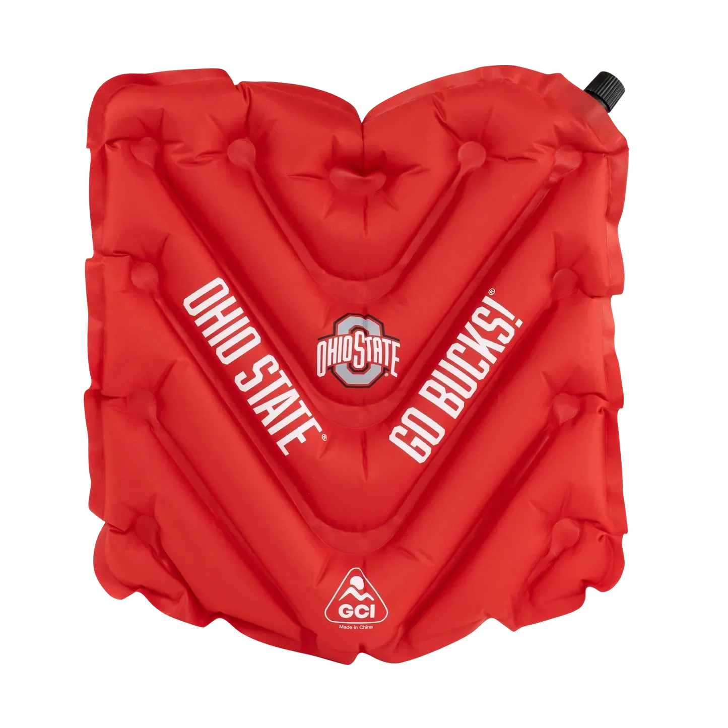 College V Seat™ Inflatable Stadium Cushion - Ohio State Buckeyes - Sweet Comfort Splash