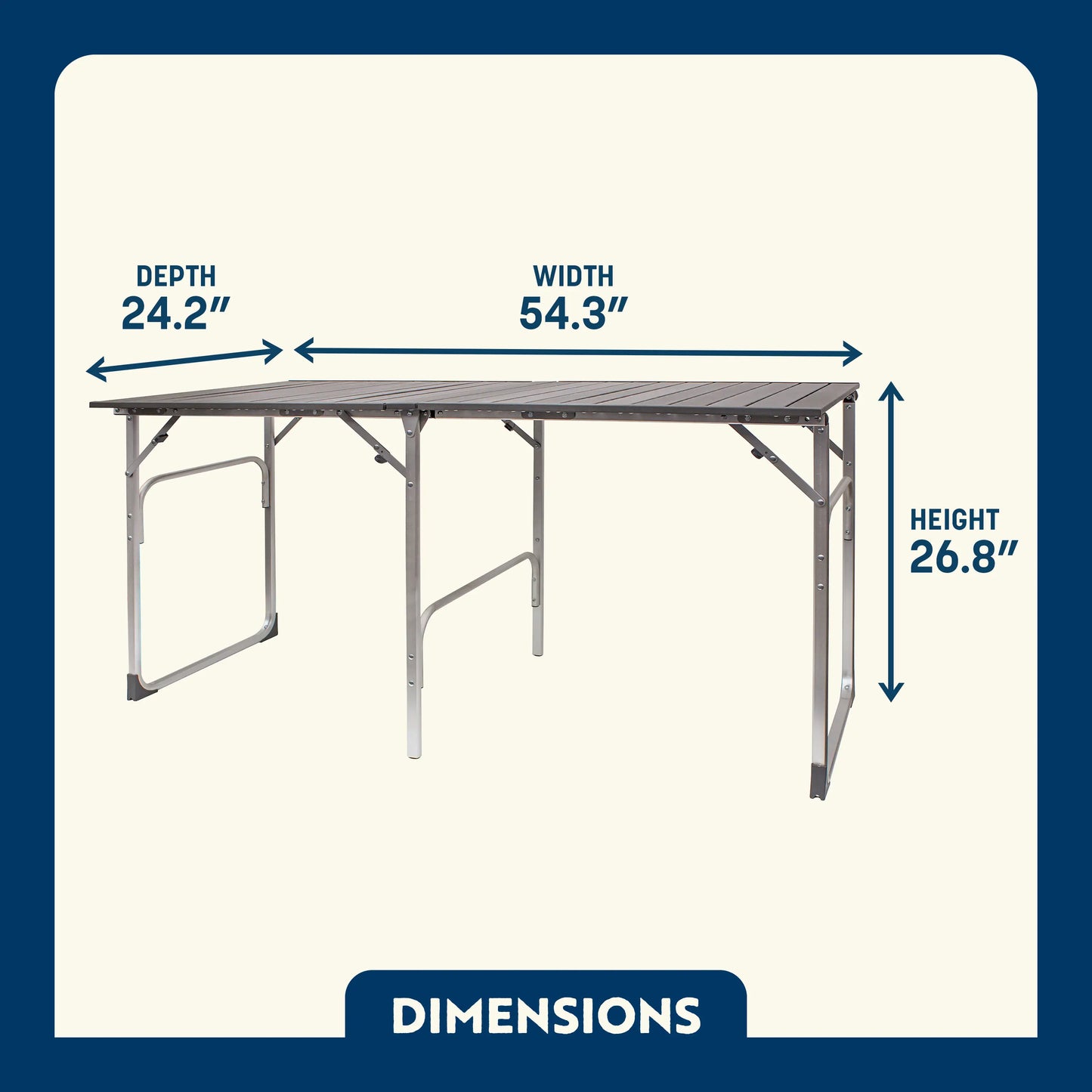 Slim-Fold Table - Sweet Comfort Sip