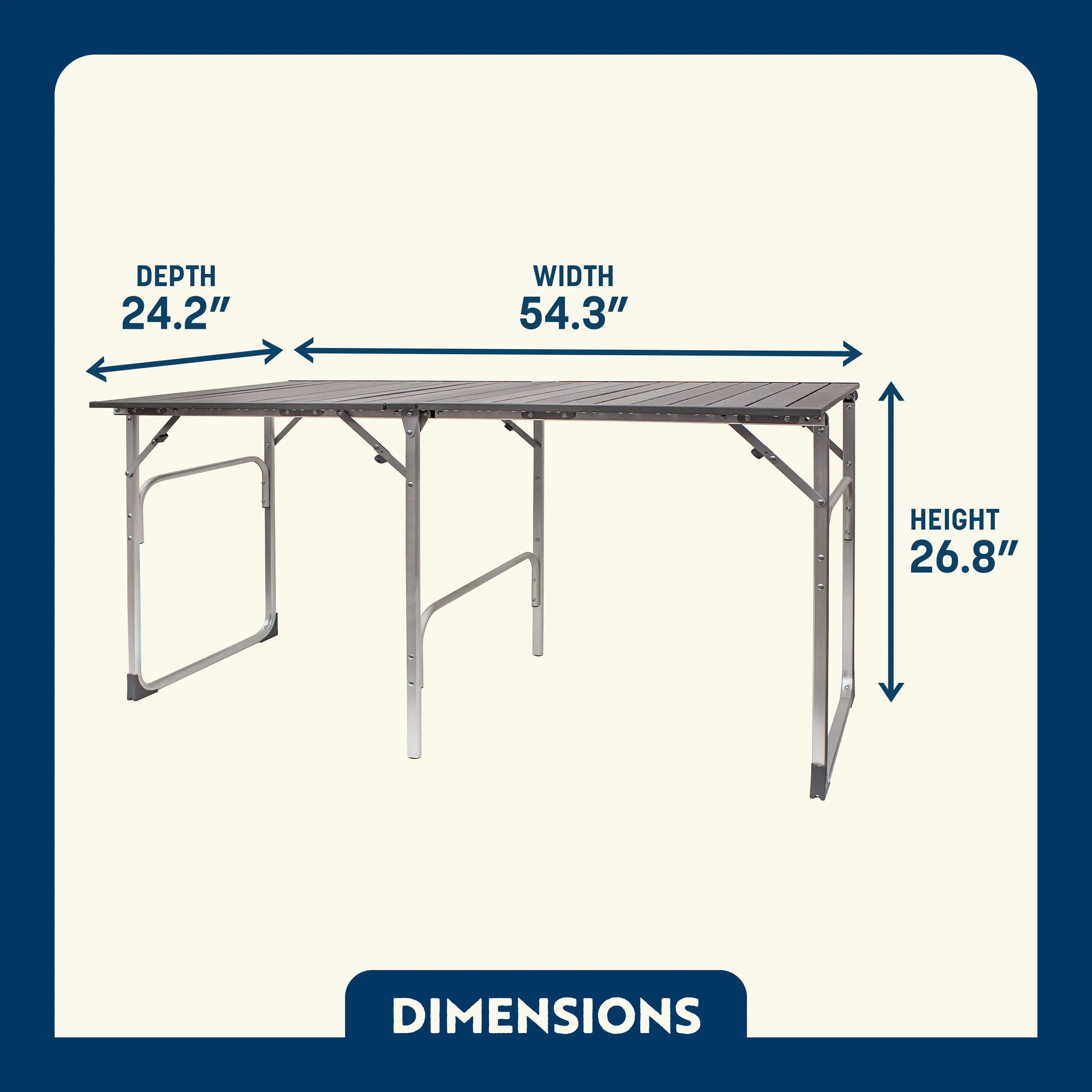 Slim-Fold Table - Sweet Comfort Sip