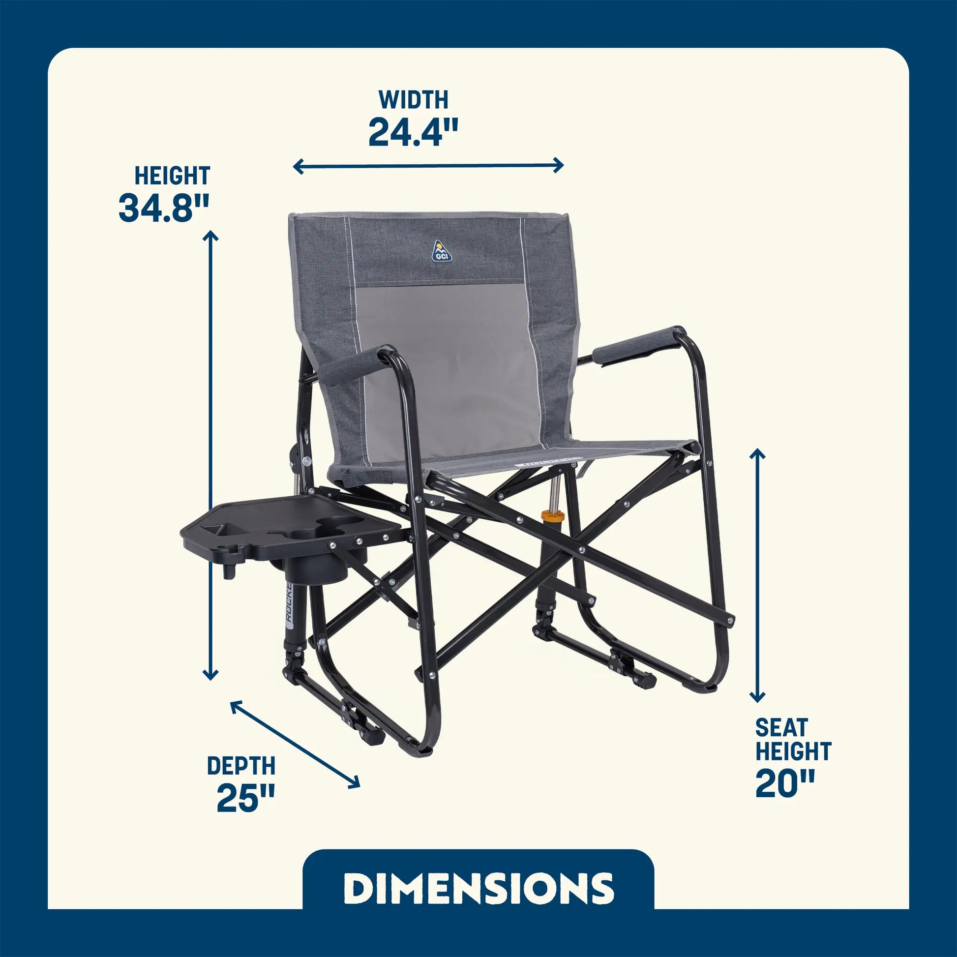 Freestyle Rocker™ with Side Table - Easy Comfort Refresh