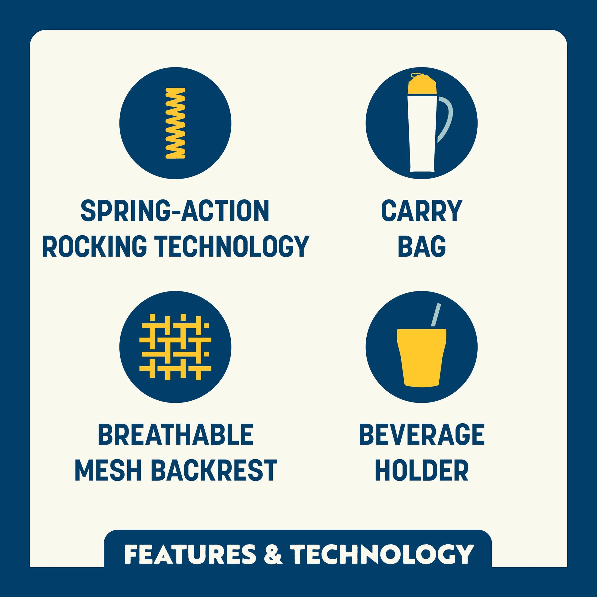 RoadTrip Rocker™ - Sunny Comfort Blend