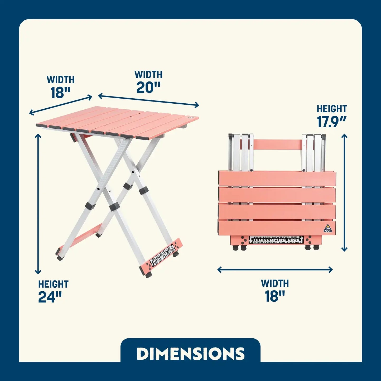 Compact Camp Table 20™ - Juicy Refresh