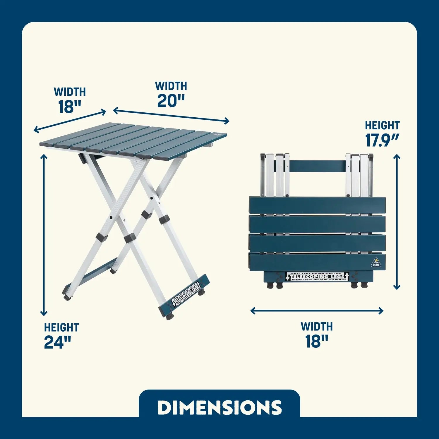 Compact Camp Table 20™ - Juicy Refresh