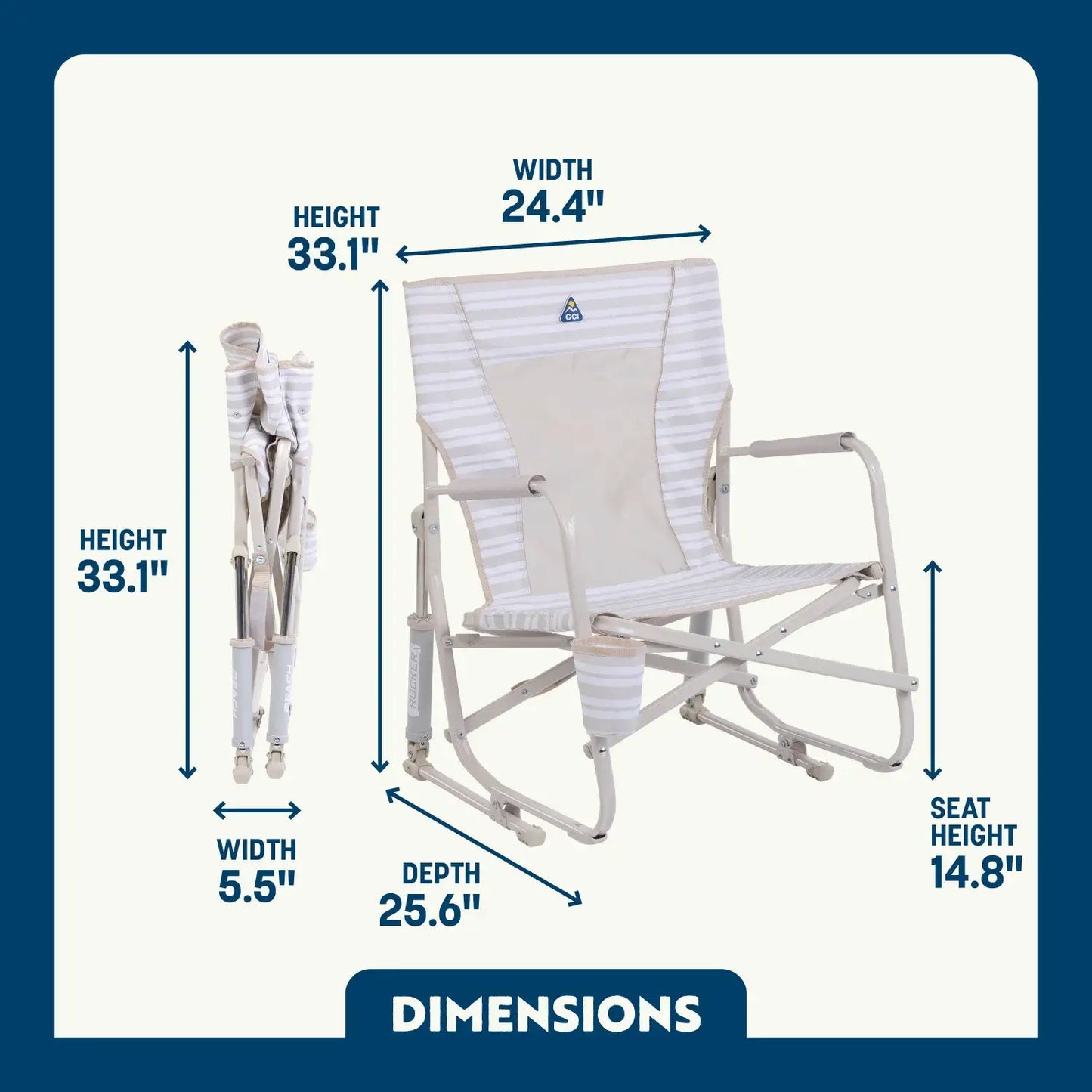 Beach Rocker™ - Sunny Comfort Splash