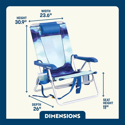 Backpack Beach Chair™ - Daily Sip