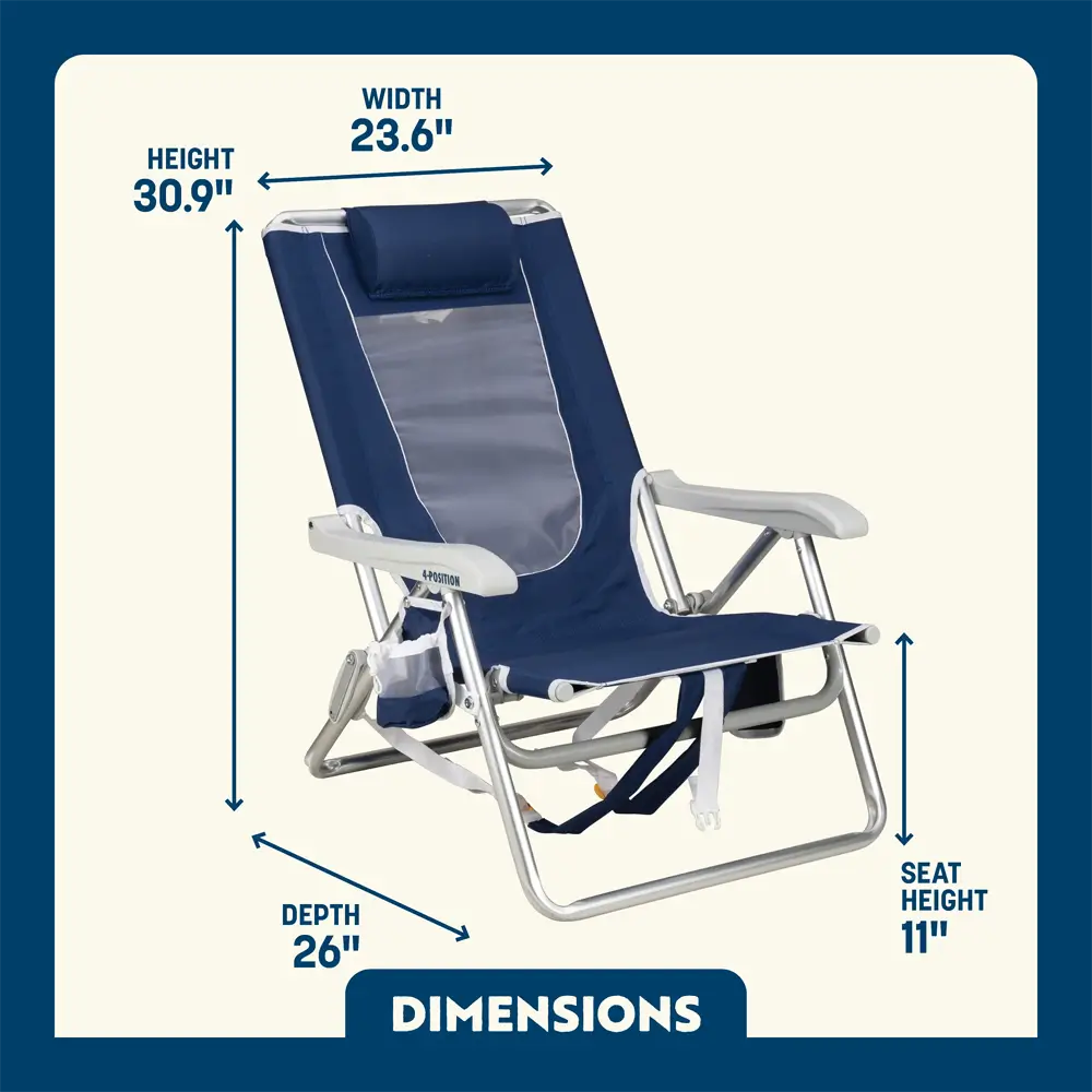 Backpack Beach Chair™ - Daily Sip