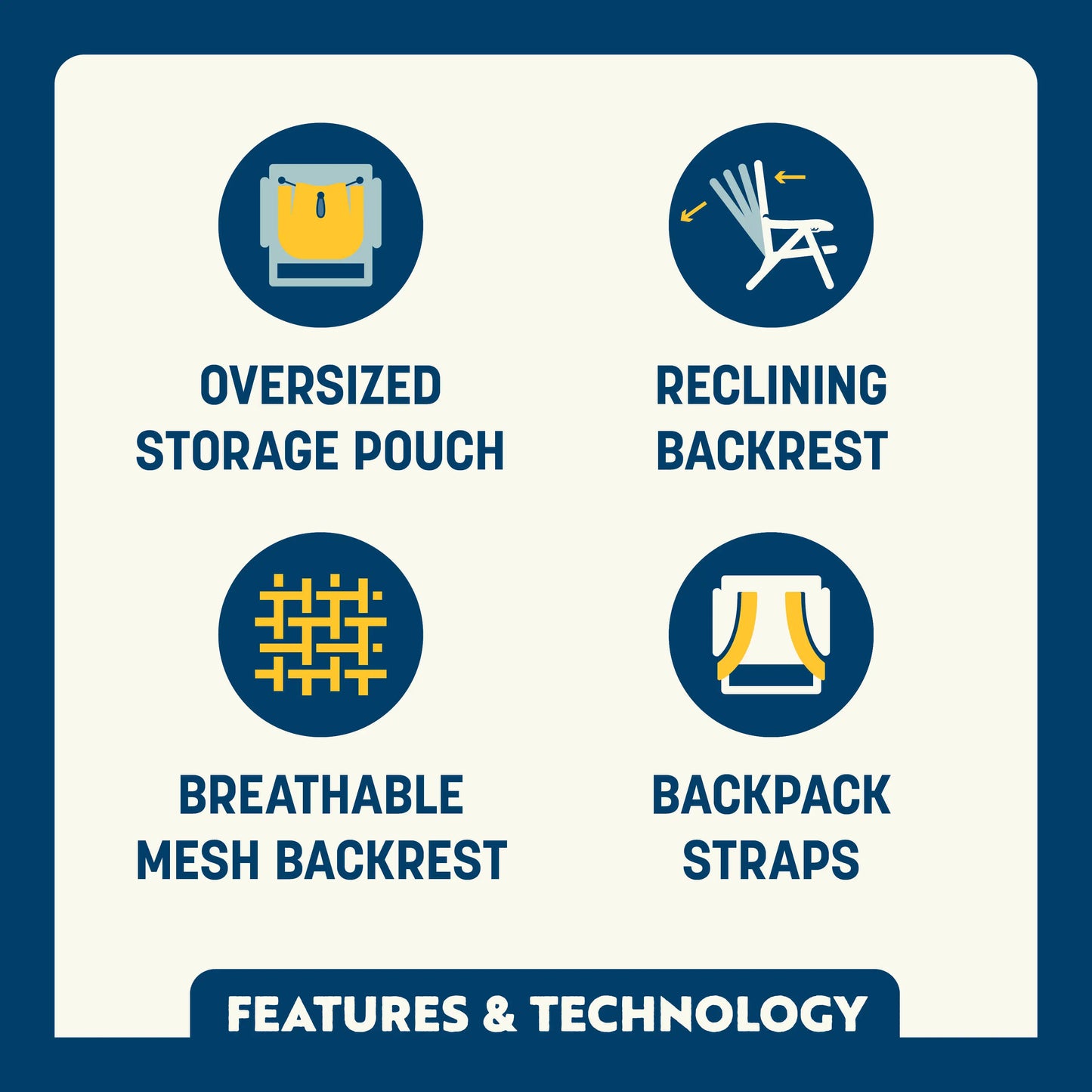 Backpack Beach Chair™ - Daily Sip
