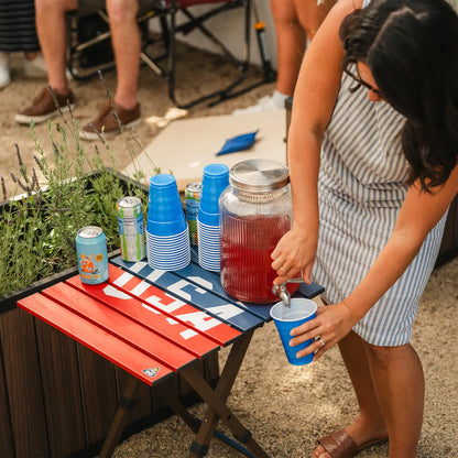 Compact Camp Table 20™ - USA Anniversary Deluxe - Zesty Refresh