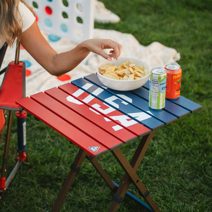 Compact Camp Table 20™ - USA Anniversary Deluxe - Zesty Refresh