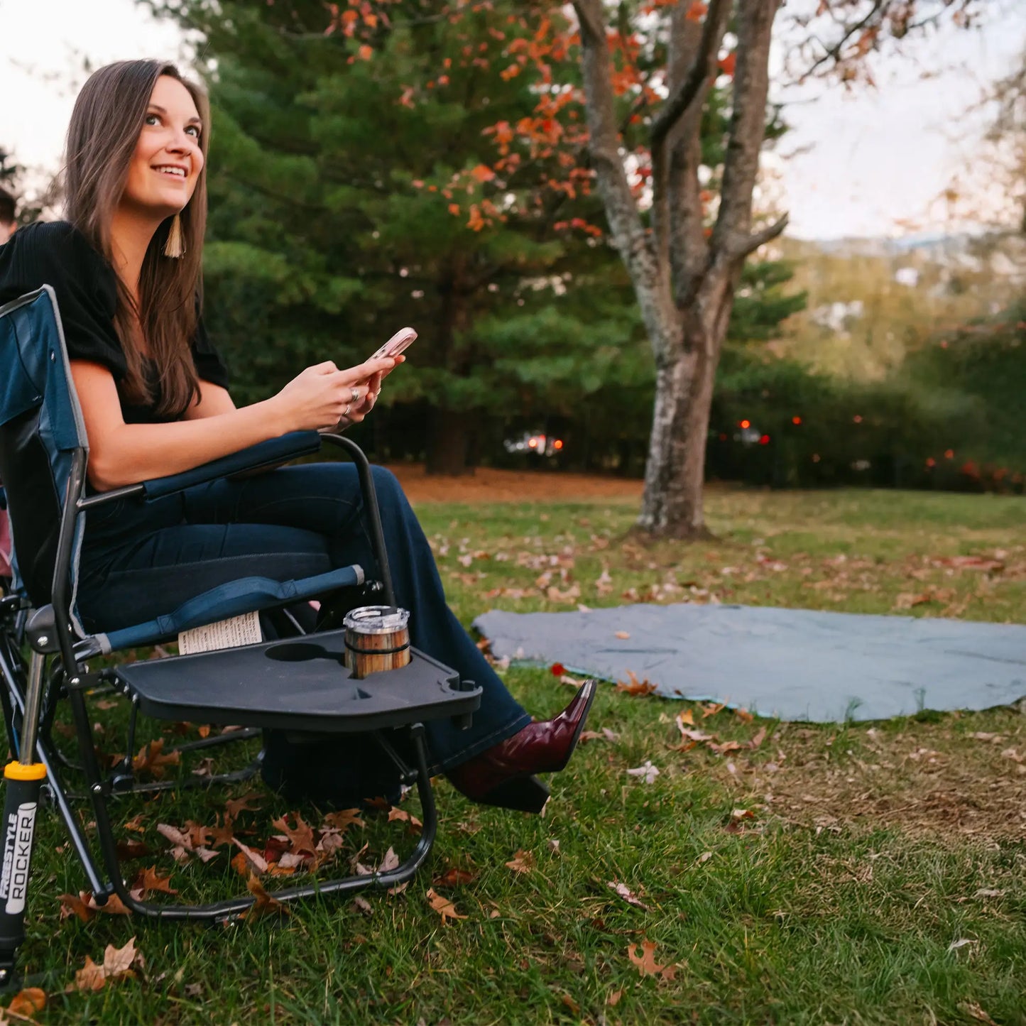 Freestyle Rocker™ with Side Table - Easy Comfort Refresh