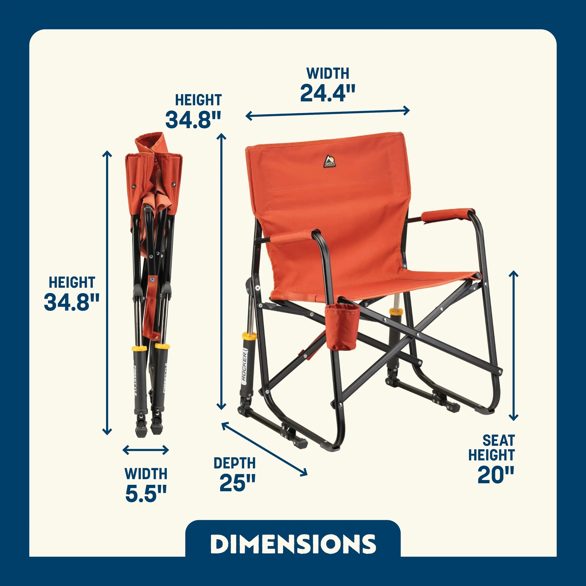 Freestyle Rocker™ - Pumpkin Spice - Easy Comfort Twist
