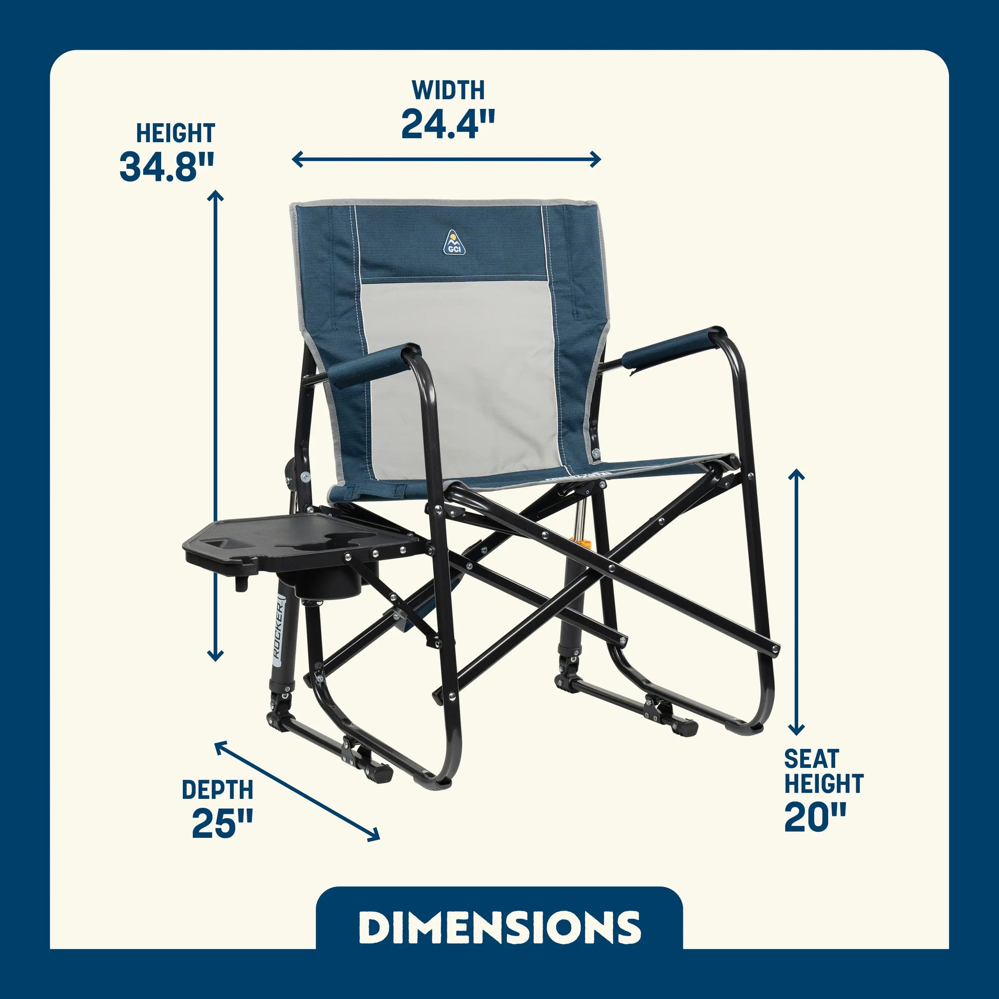 Freestyle Rocker™ with Side Table - Easy Comfort Refresh