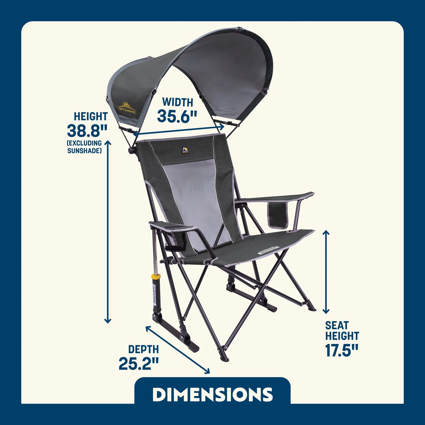 SunShade Rocker™ - Bright Comfort Refresh