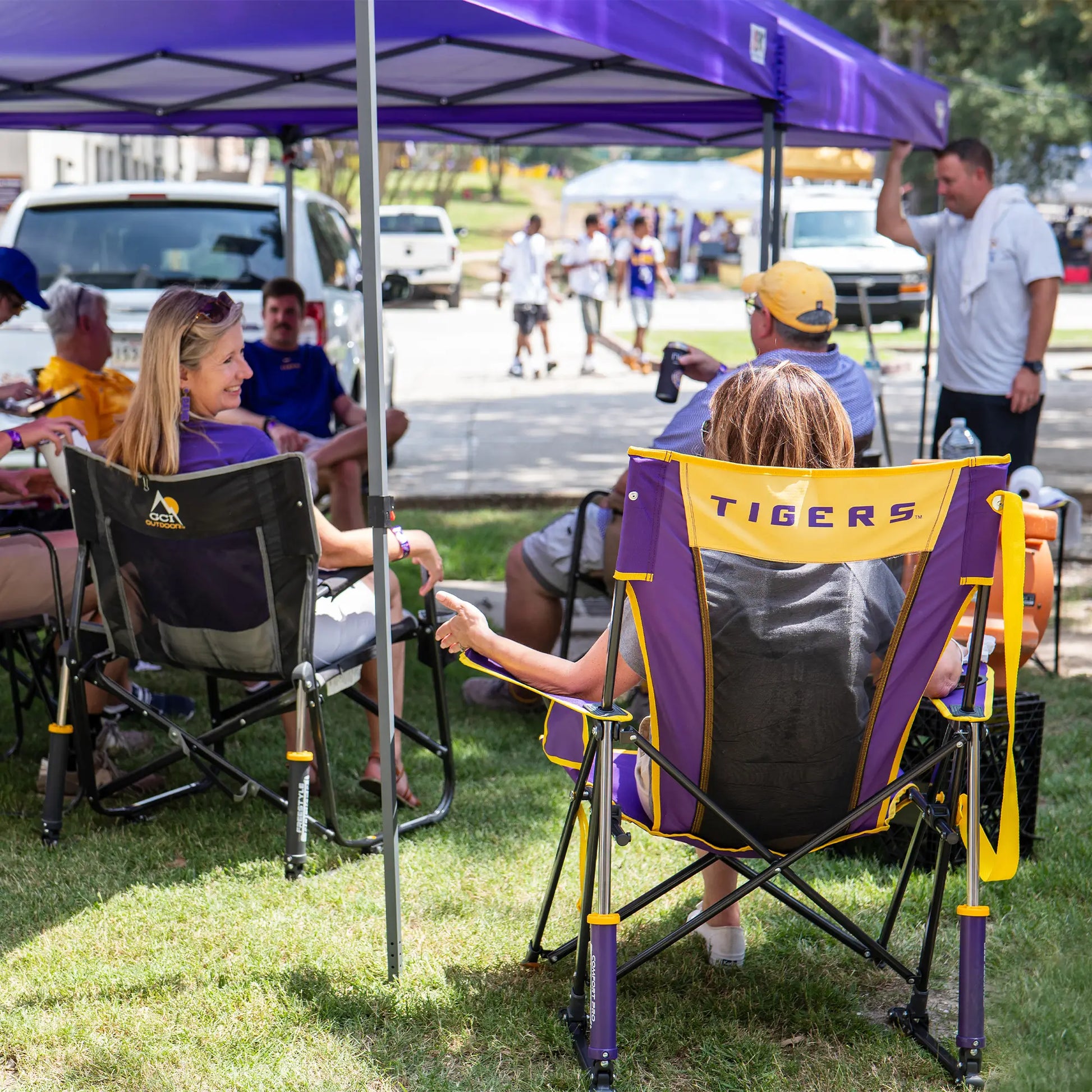 College Comfort Pro Rocker™ - LSU Tigers - Fresh Comfort Refresh