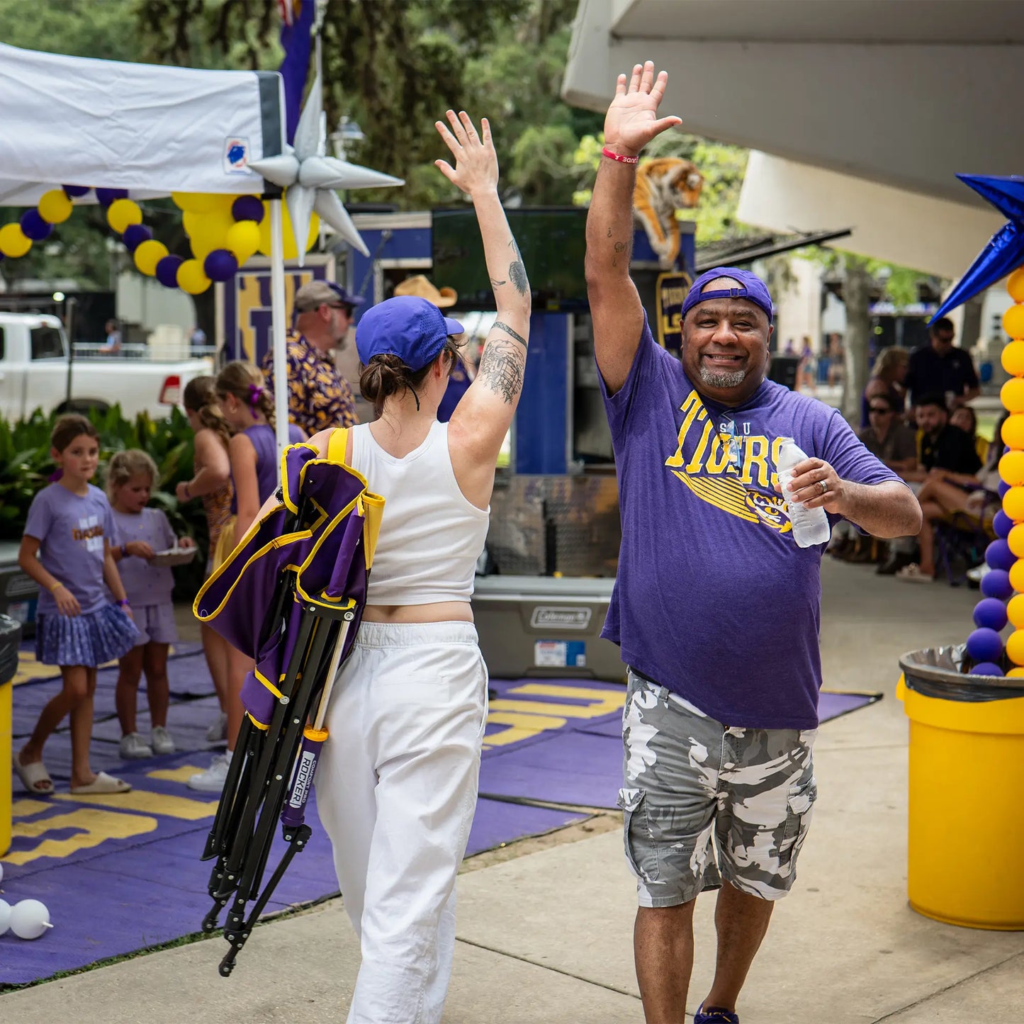 College Comfort Pro Rocker™ - LSU Tigers - Fresh Comfort Refresh