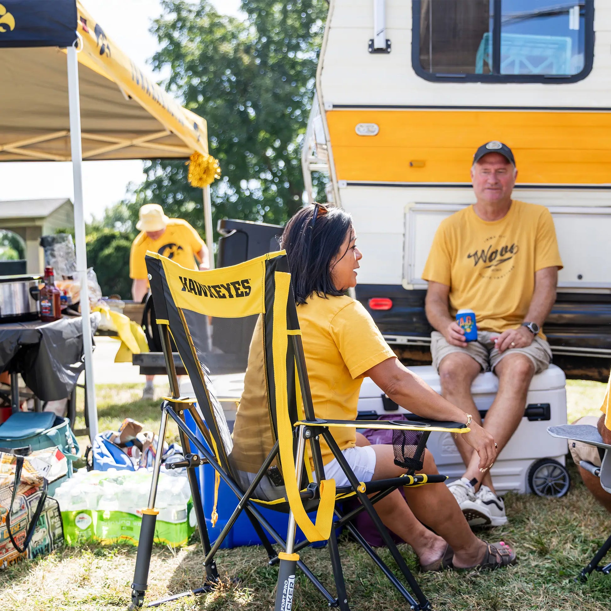 College Comfort Pro Rocker™ - Iowa Hawkeyes - Easy Comfort Pick