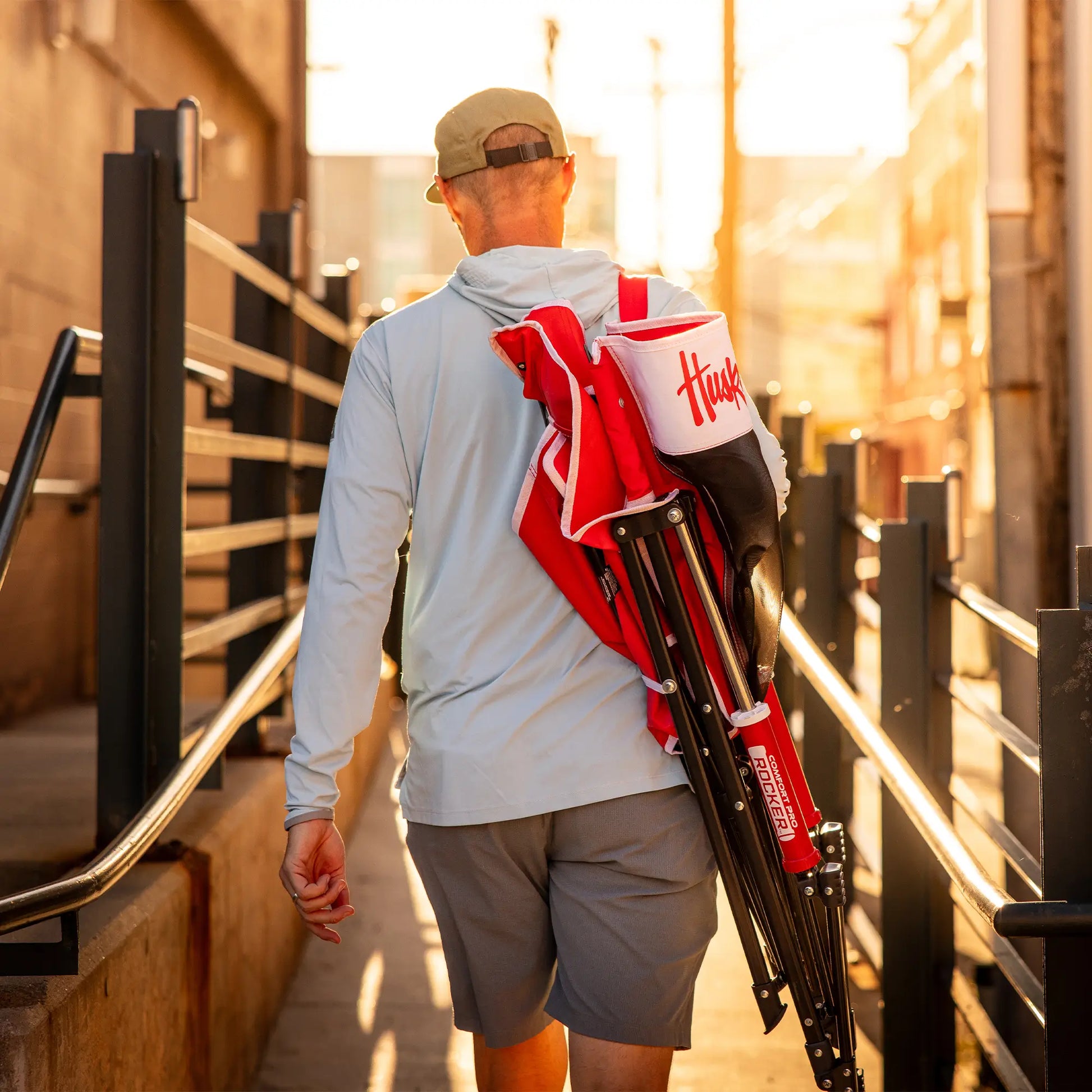 College Comfort Pro Rocker™ - Nebraska Cornhuskers - Daily Comfort Blend