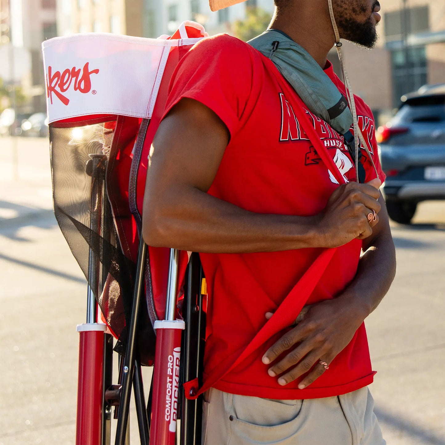 College Comfort Pro Rocker™ - Nebraska Cornhuskers - Daily Comfort Blend