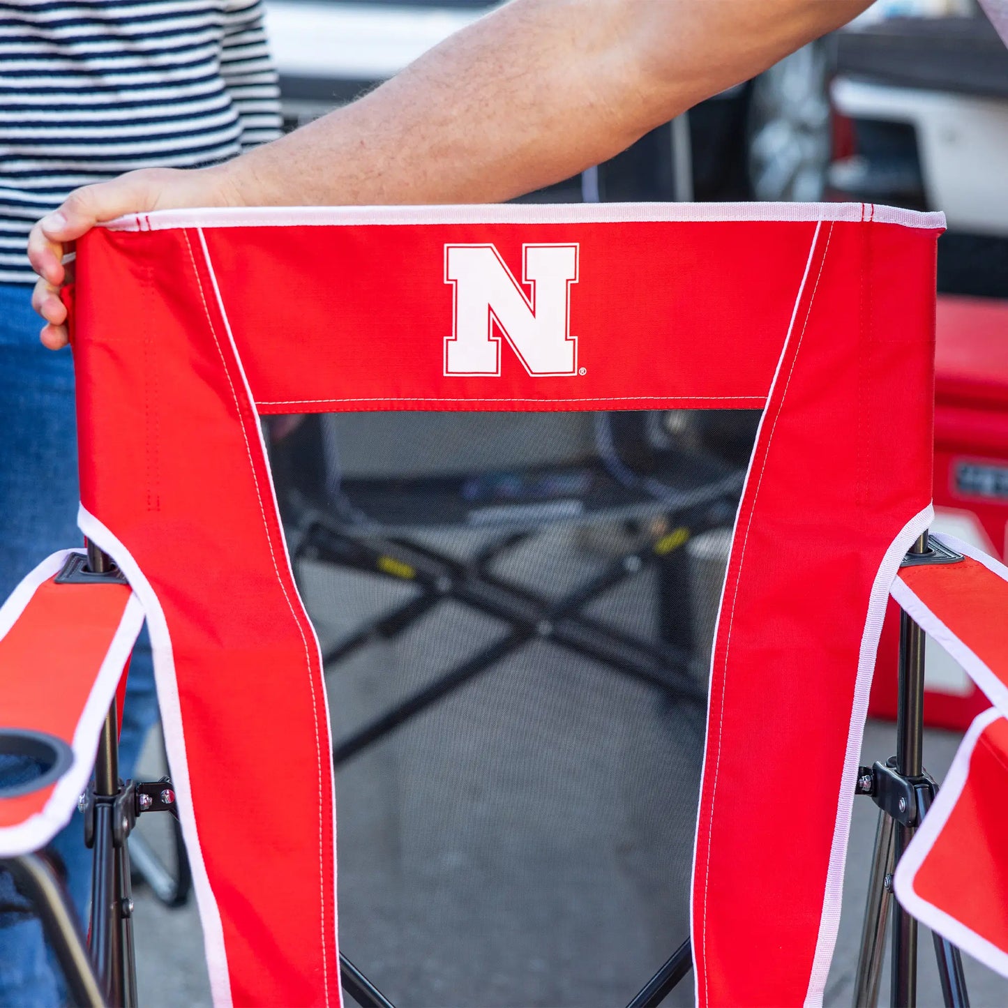 College Comfort Pro Rocker™ - Nebraska Cornhuskers - Daily Comfort Blend