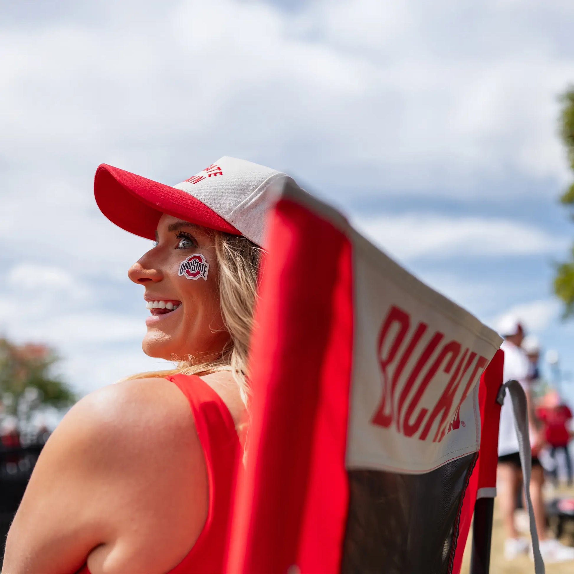 College Comfort Pro Rocker™ - Ohio State Buckeyes - Easy Comfort Burst