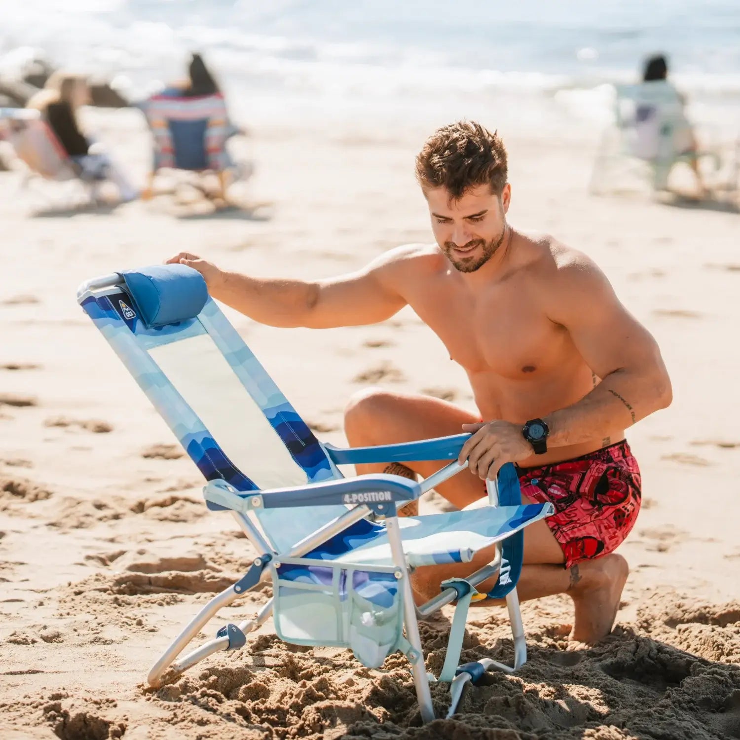 Bi-Fold Beach Chair™ - Sweet Splash