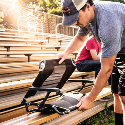Big Comfort Stadium Chair™ with Armrests - Steel Refresh